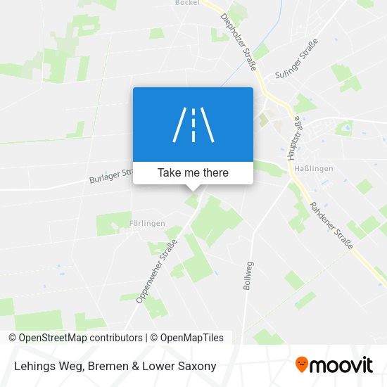 Lehings Weg map