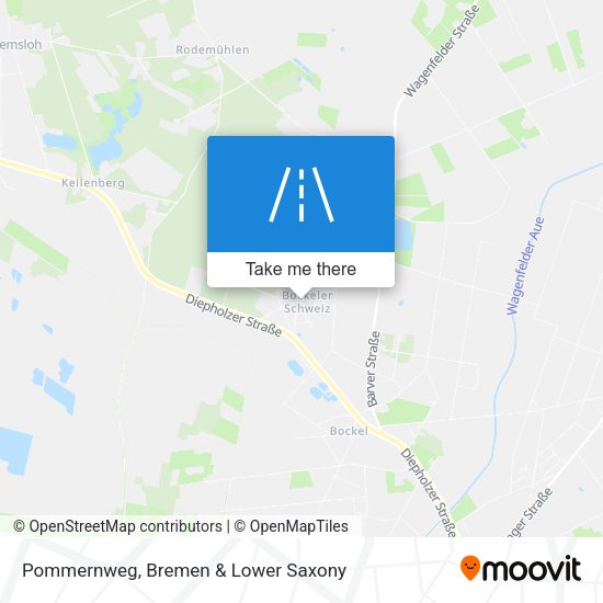 Pommernweg map