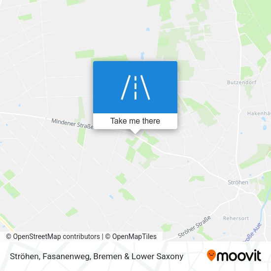 Ströhen, Fasanenweg map