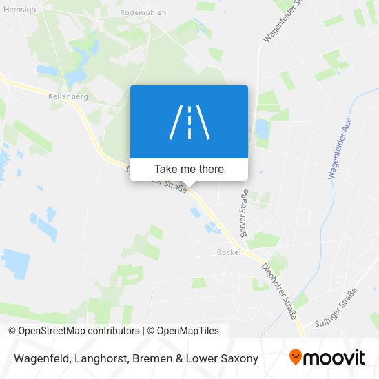 Wagenfeld, Langhorst map