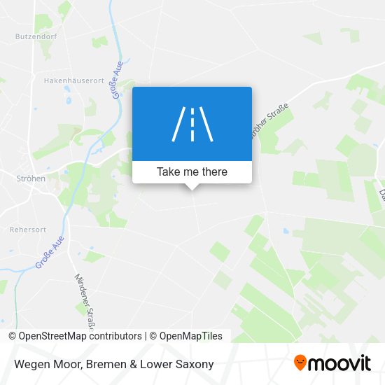 Wegen Moor map
