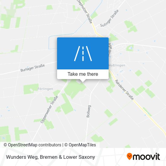 Wunders Weg map