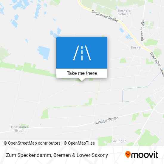 Zum Speckendamm map