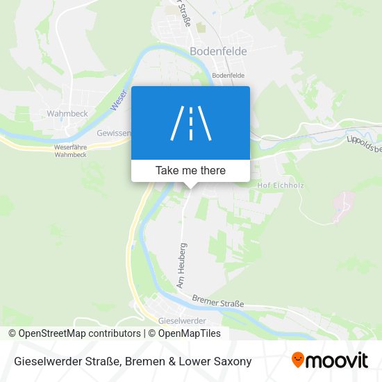 Gieselwerder Straße map