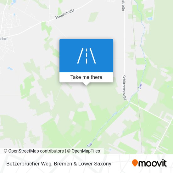 Betzerbrucher Weg map