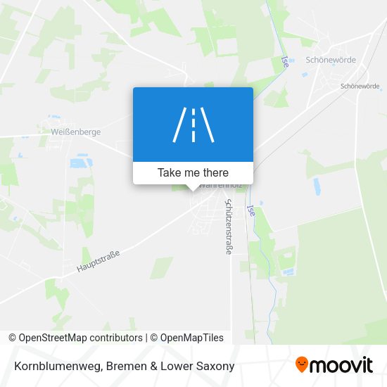 Kornblumenweg map