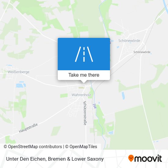 Unter Den Eichen map
