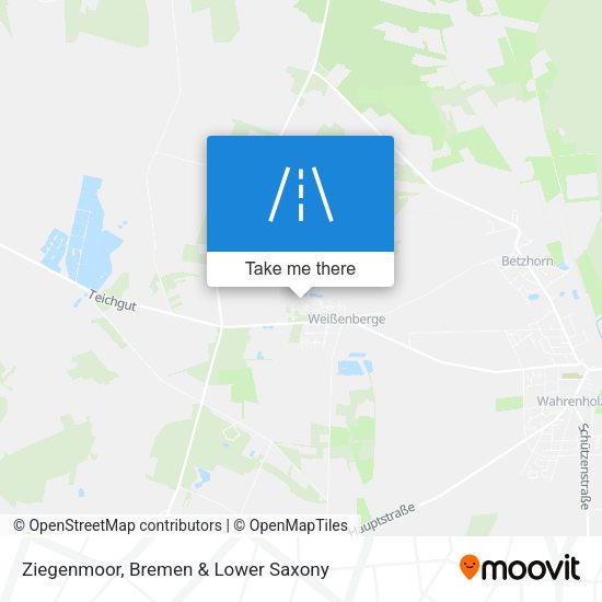 Ziegenmoor map