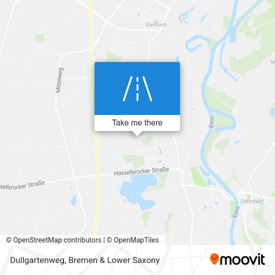 Dullgartenweg map