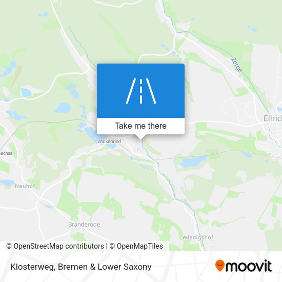 Klosterweg map