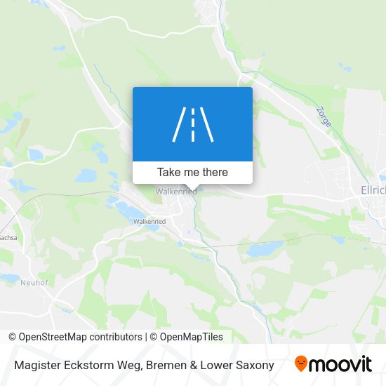 Magister Eckstorm Weg map