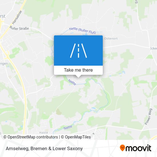 Amselweg map