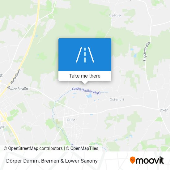 Dörper Damm map