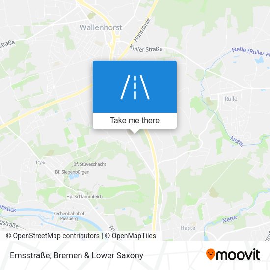 Emsstraße map
