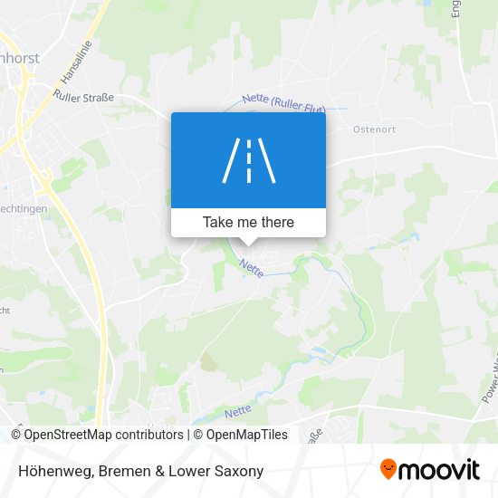Höhenweg map