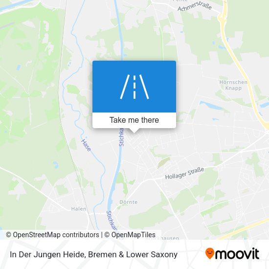 In Der Jungen Heide map