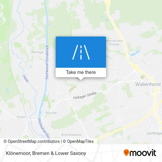 Карта Klönemoor
