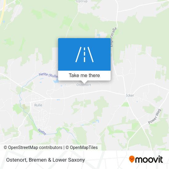 Ostenort map
