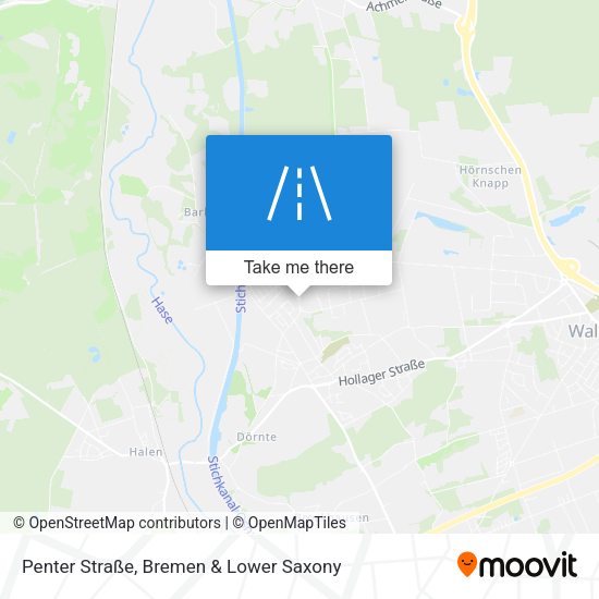 Penter Straße map