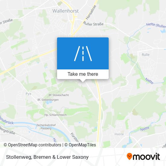 Stollenweg map