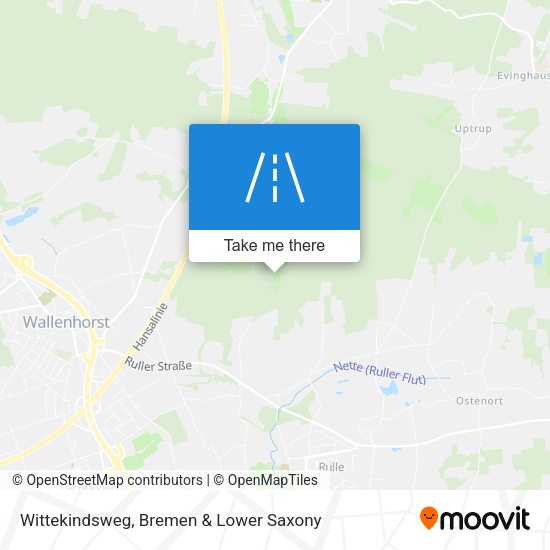 Wittekindsweg map