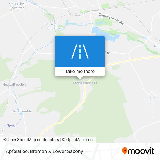 Apfelallee map