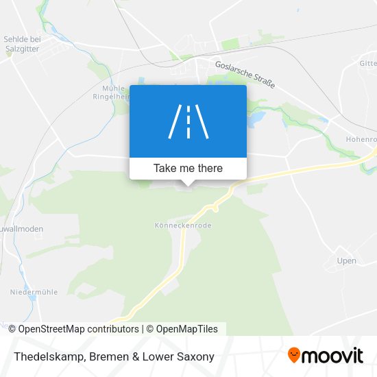 Thedelskamp map