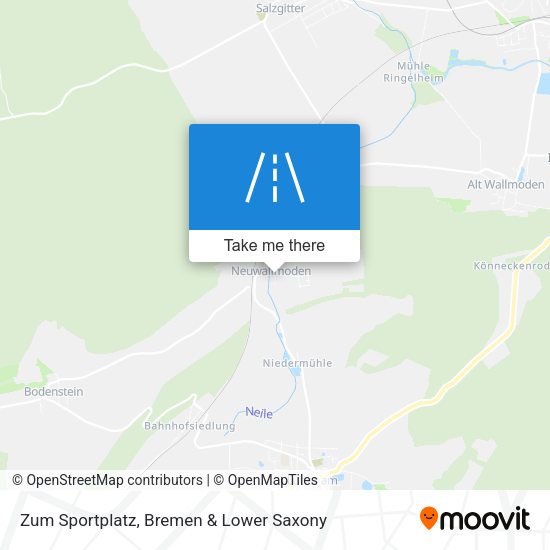 Zum Sportplatz map