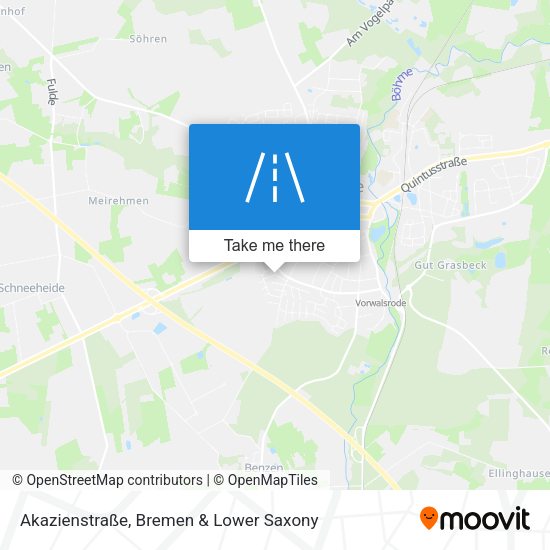 Akazienstraße map
