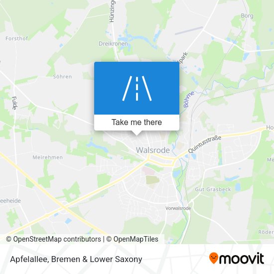 Apfelallee map