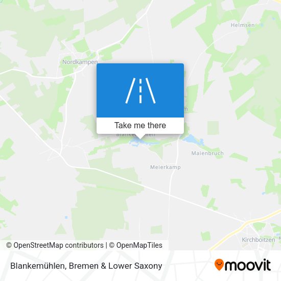 Blankemühlen map