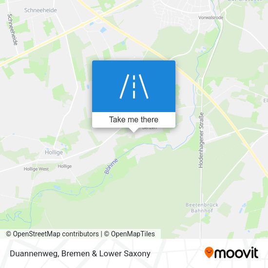 Duannenweg map