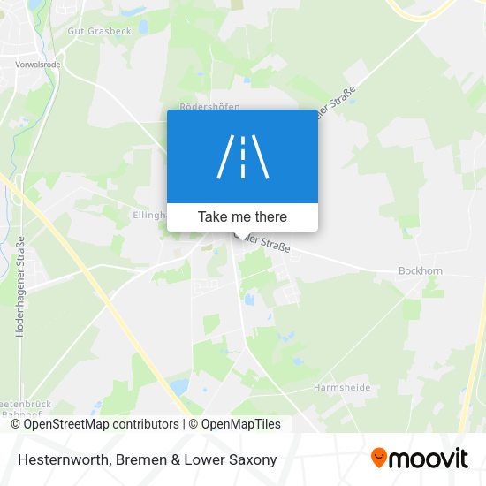 Hesternworth map