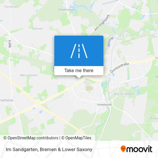 Im Sandgarten map