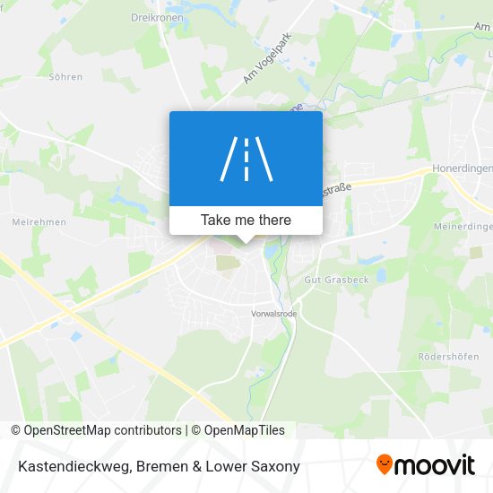 Kastendieckweg map
