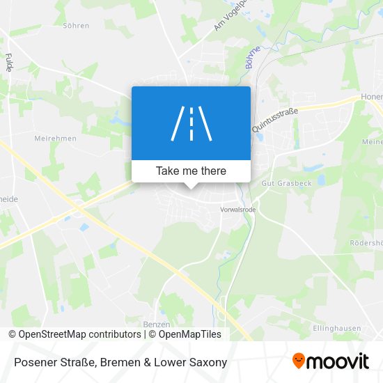 Posener Straße map