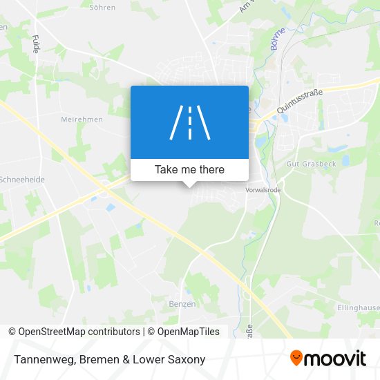 Tannenweg map