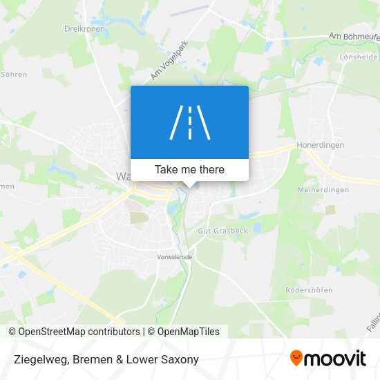 Ziegelweg map