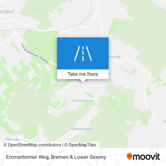 Emmerborner Weg map