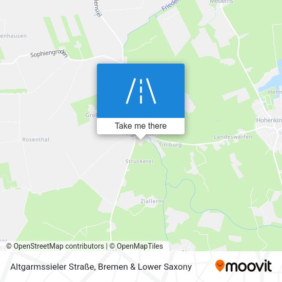 Altgarmssieler Straße map