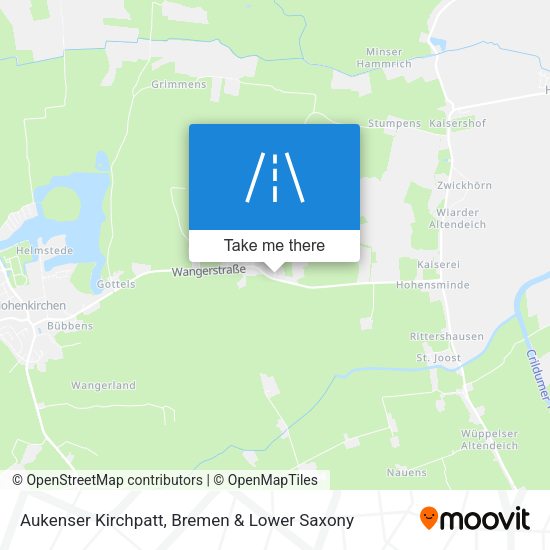 Aukenser Kirchpatt map