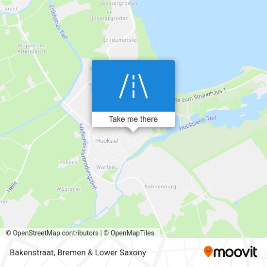 Bakenstraat map
