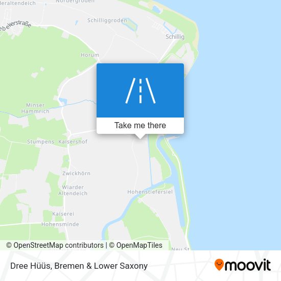 Dree Hüüs map