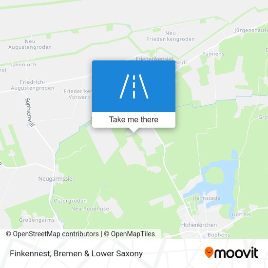 Finkennest map