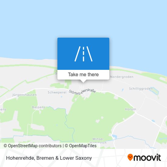 Hohenrehde map
