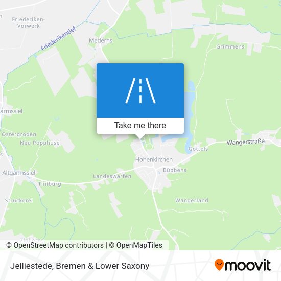 Jelliestede map