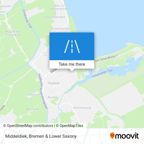 Middeldiek map