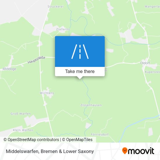 Middelswarfen map