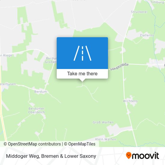 Middoger Weg map