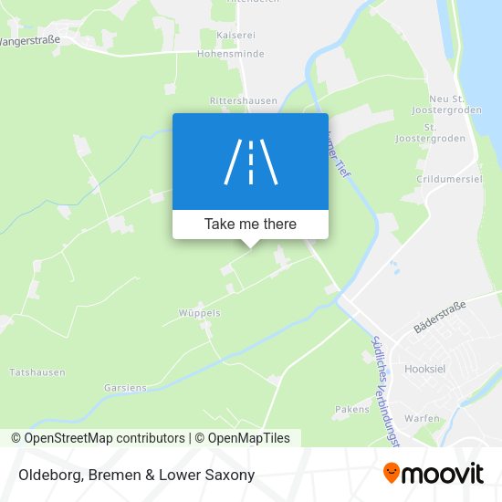 Oldeborg map